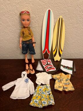 Vtg Bratz Boyz Doll Sun-Kissed Summer Cameron Original Outfit Accessory 2003 MGA